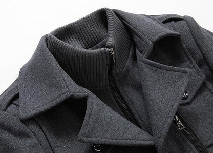 Robbie | Men's Double-Breasted Pea Coat