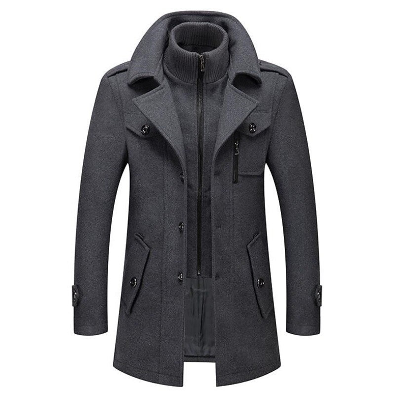 Robbie | Men's Double-Breasted Pea Coat