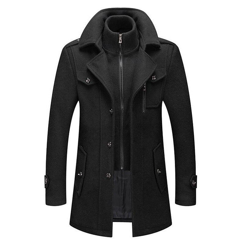 Robbie | Men's Double-Breasted Pea Coat