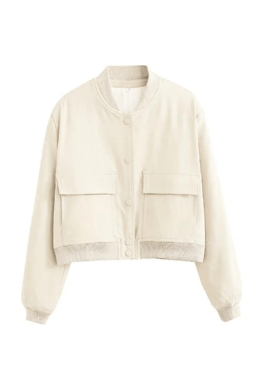 Robin | Women's Cropped Bomber Jacket
