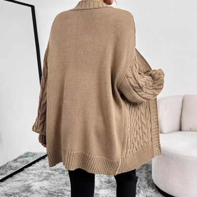 Robin | Women's Oversized Cable Knit Cardigan