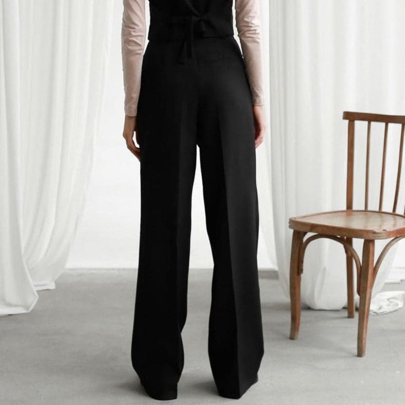 Rochelle | Women's High-Waisted Wide Leg Pants