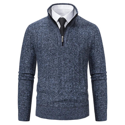 Ronald | Men's Quarter-Zip Cable Knit Sweater