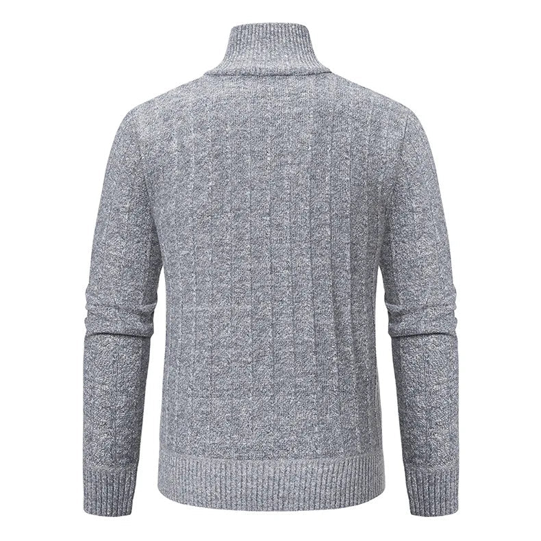 Ronald | Men's Quarter-Zip Cable Knit Sweater