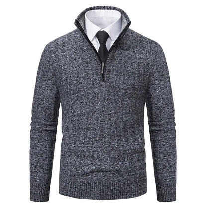 Ronald | Men's Quarter-Zip Cable Knit Sweater
