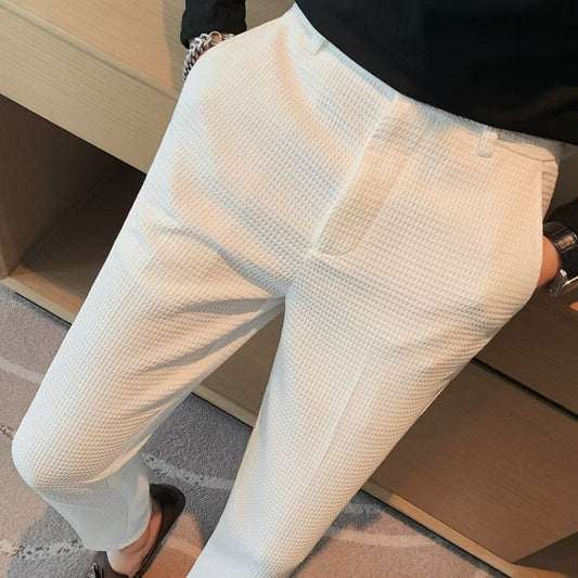 Rory | Men's Slim Fit Textured Dress Pants
