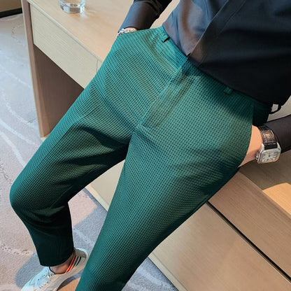 Rory | Men's Slim Fit Textured Dress Pants