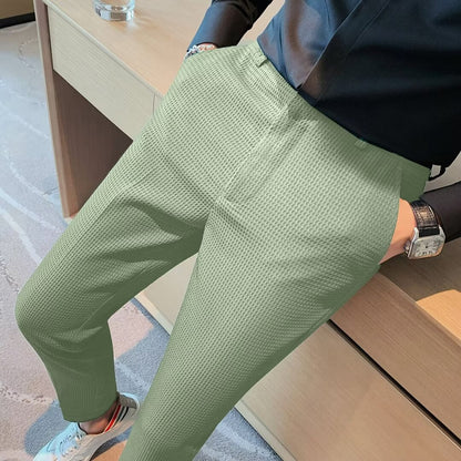Rory | Men's Slim Fit Textured Dress Pants