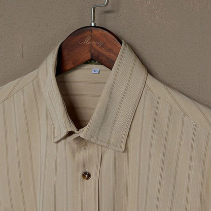 Ruben | Men's Long Sleeve Striped Shirt