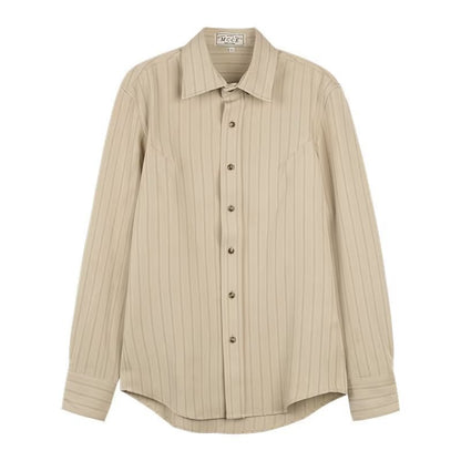 Ruben | Men's Long Sleeve Striped Shirt