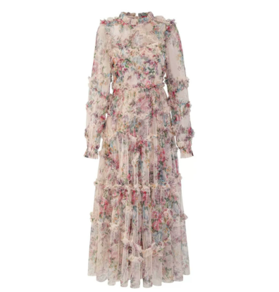 Ruby | Women's Floral A-Line Midi Dress