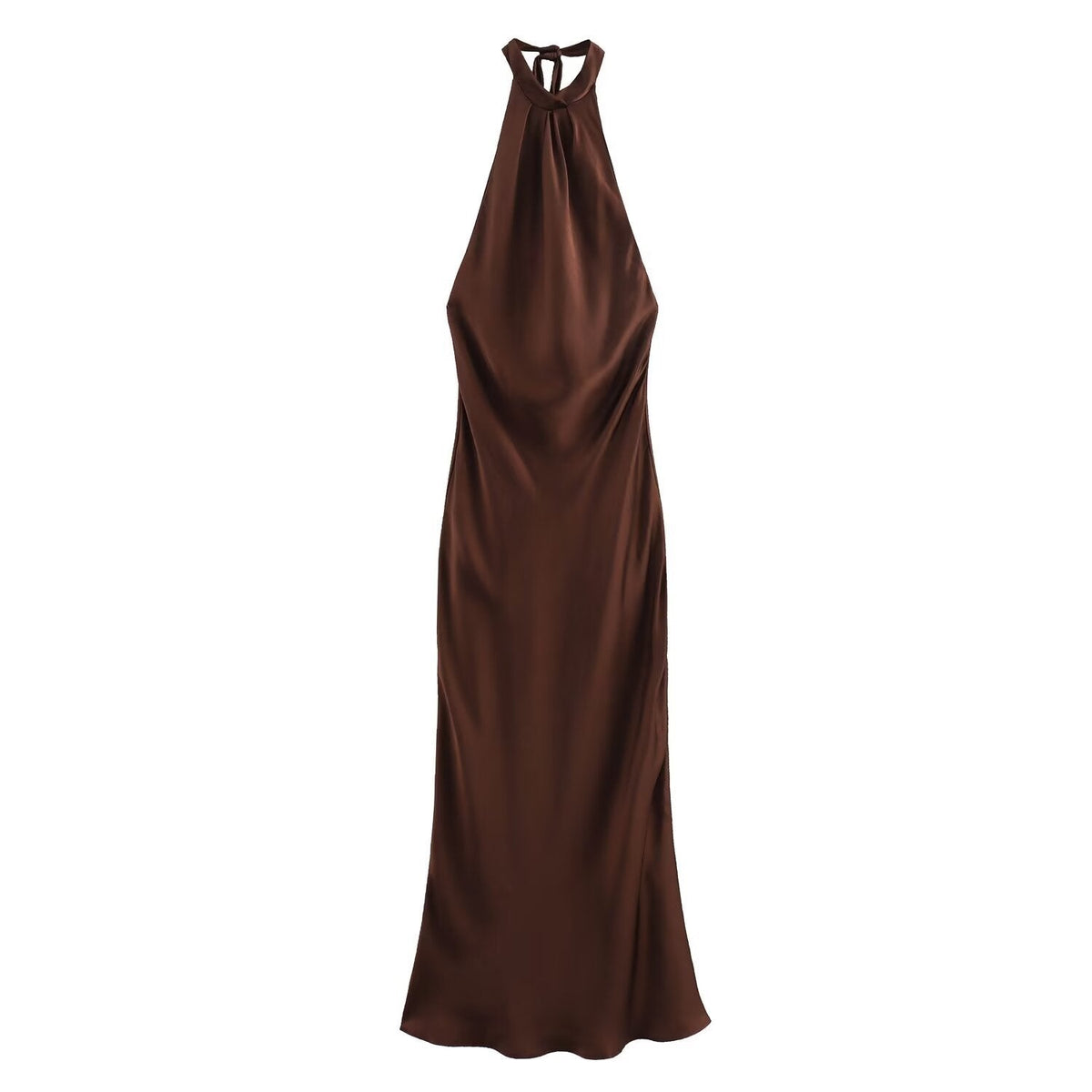 Sadie | Women's Sleeveless Halter Maxi Dress