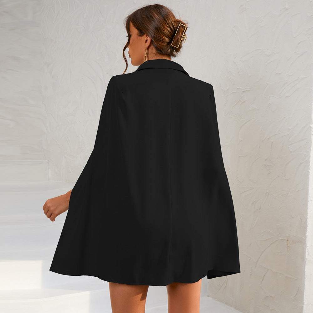 Sage | Women's Double-Breasted Blazer Mini Dress