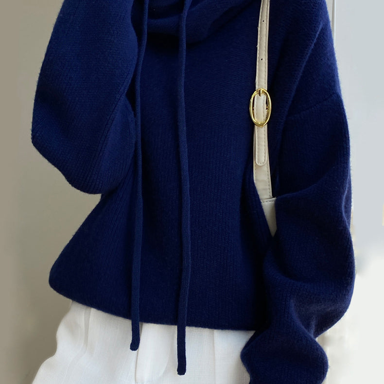 Sage | Women's Oversized Turtleneck Hoodie