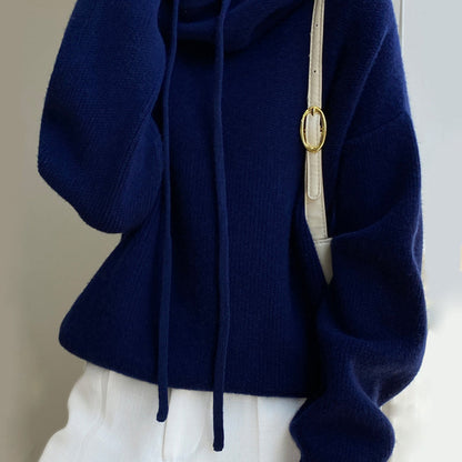 Sage | Women's Oversized Turtleneck Hoodie