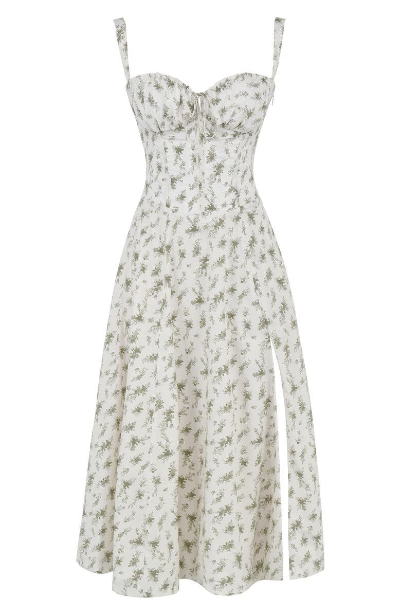 Samantha | Women's Spaghetti Strap A-Line Midi Dress