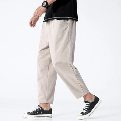 Samuel | Men's Cropped Drawstring Pants