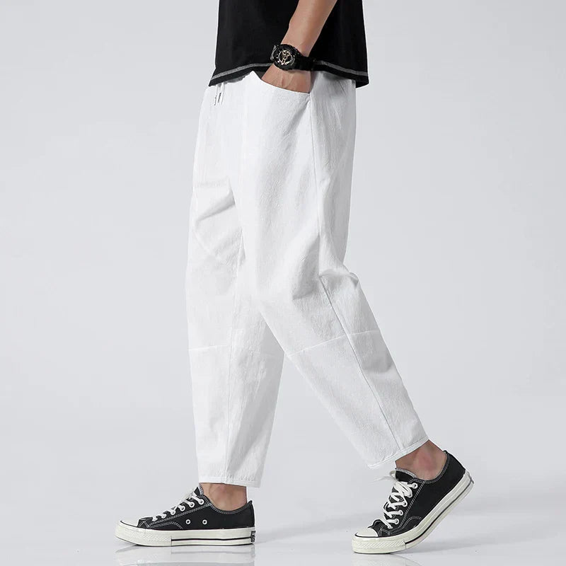 Samuel | Men's Cropped Drawstring Pants