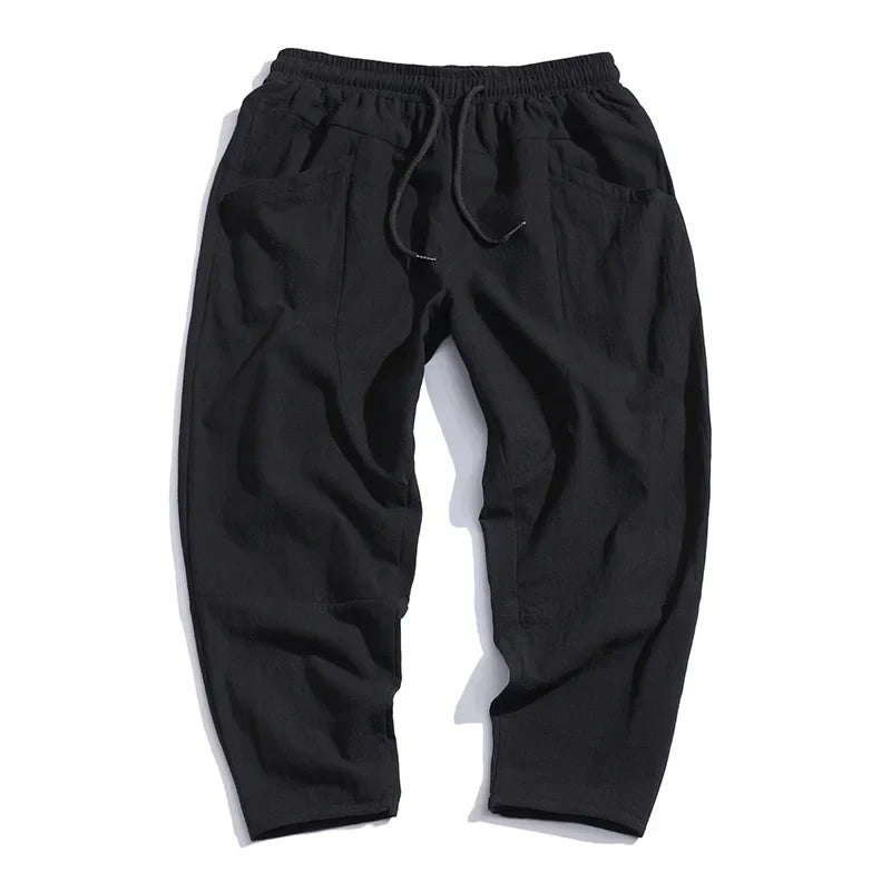 Samuel | Men's Cropped Drawstring Pants