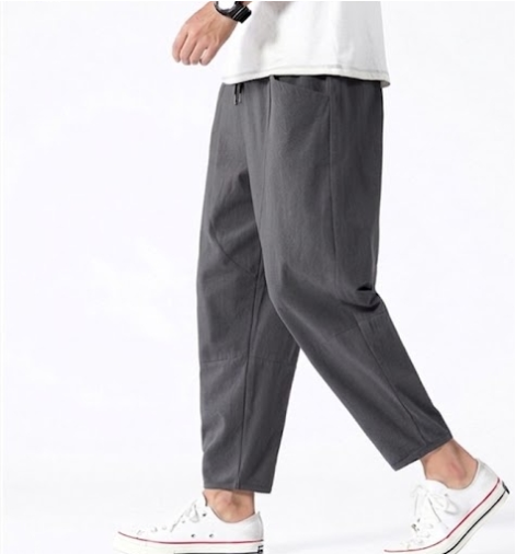 Samuel | Men's Cropped Drawstring Pants