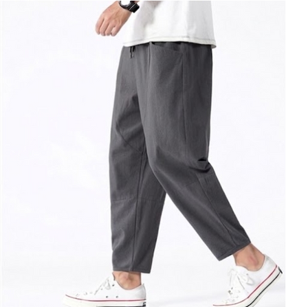 Samuel | Men's Cropped Drawstring Pants
