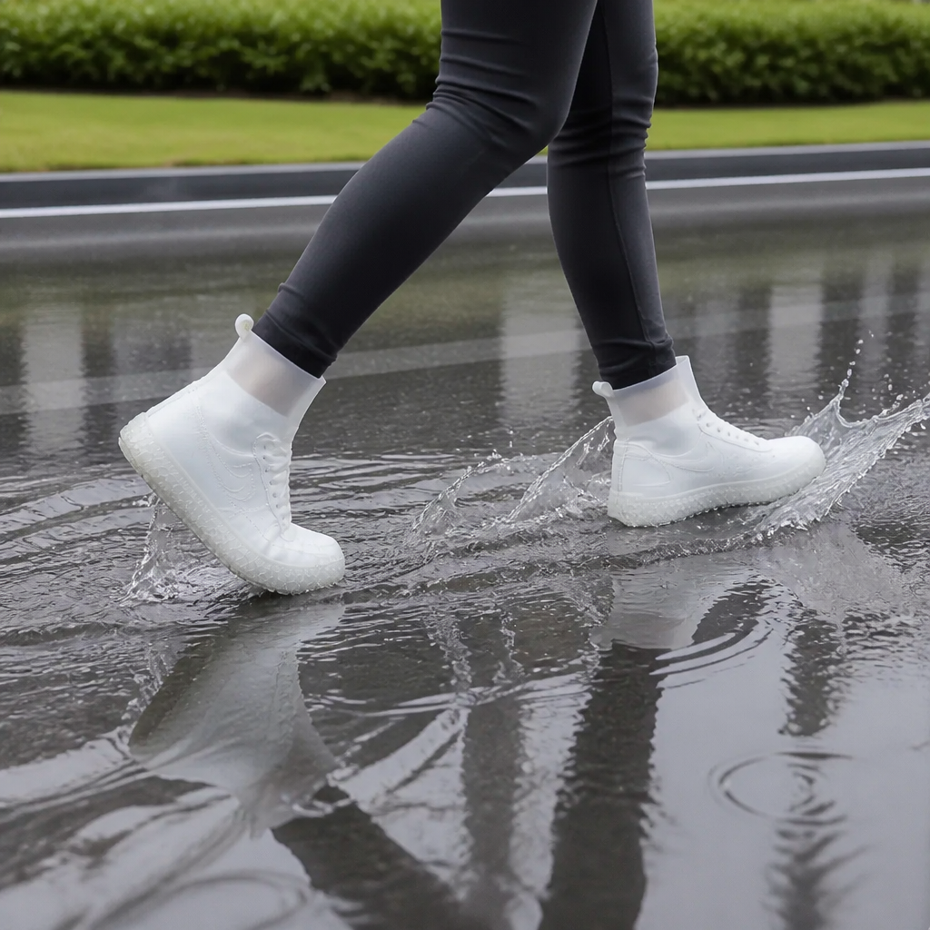 Seamless Stretch Silicone Waterproof Shoe Covers