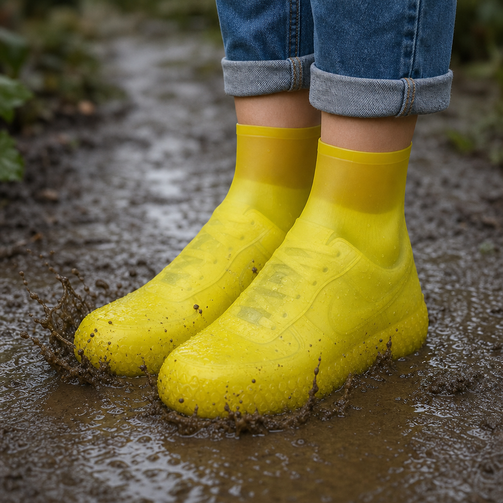 Seamless Stretch Silicone Waterproof Shoe Covers