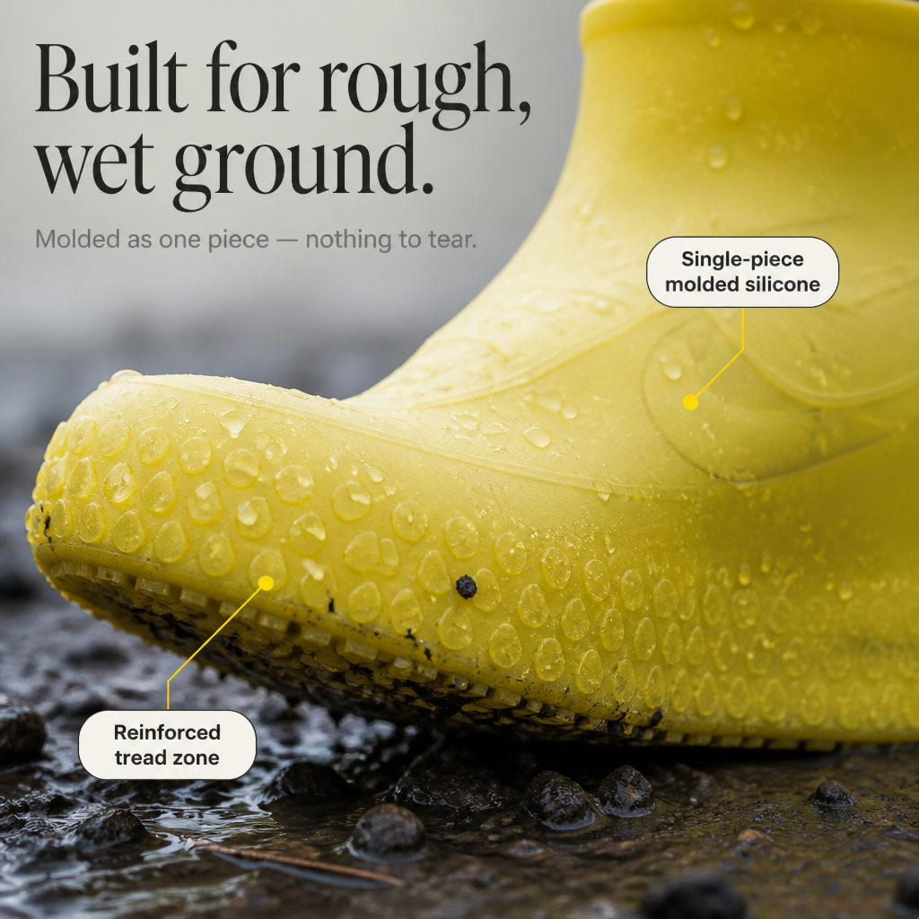 Seamless Stretch Silicone Waterproof Shoe Covers