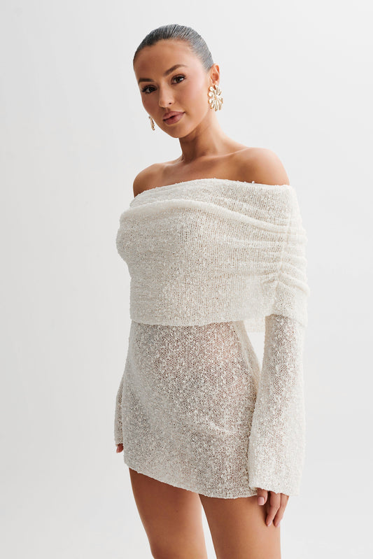 Selena | Women's Bodycon Off-Shoulder Mini Dress