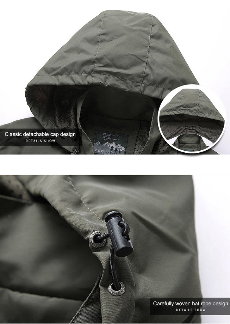 Seth | Men's Hooded Full Zip Jacket