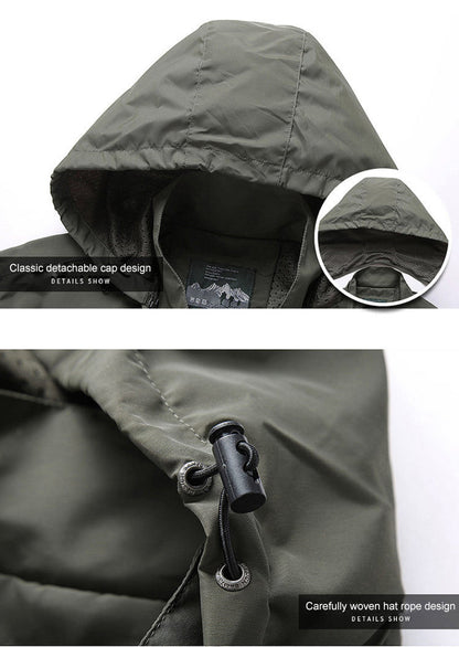 Seth | Men's Hooded Full Zip Jacket
