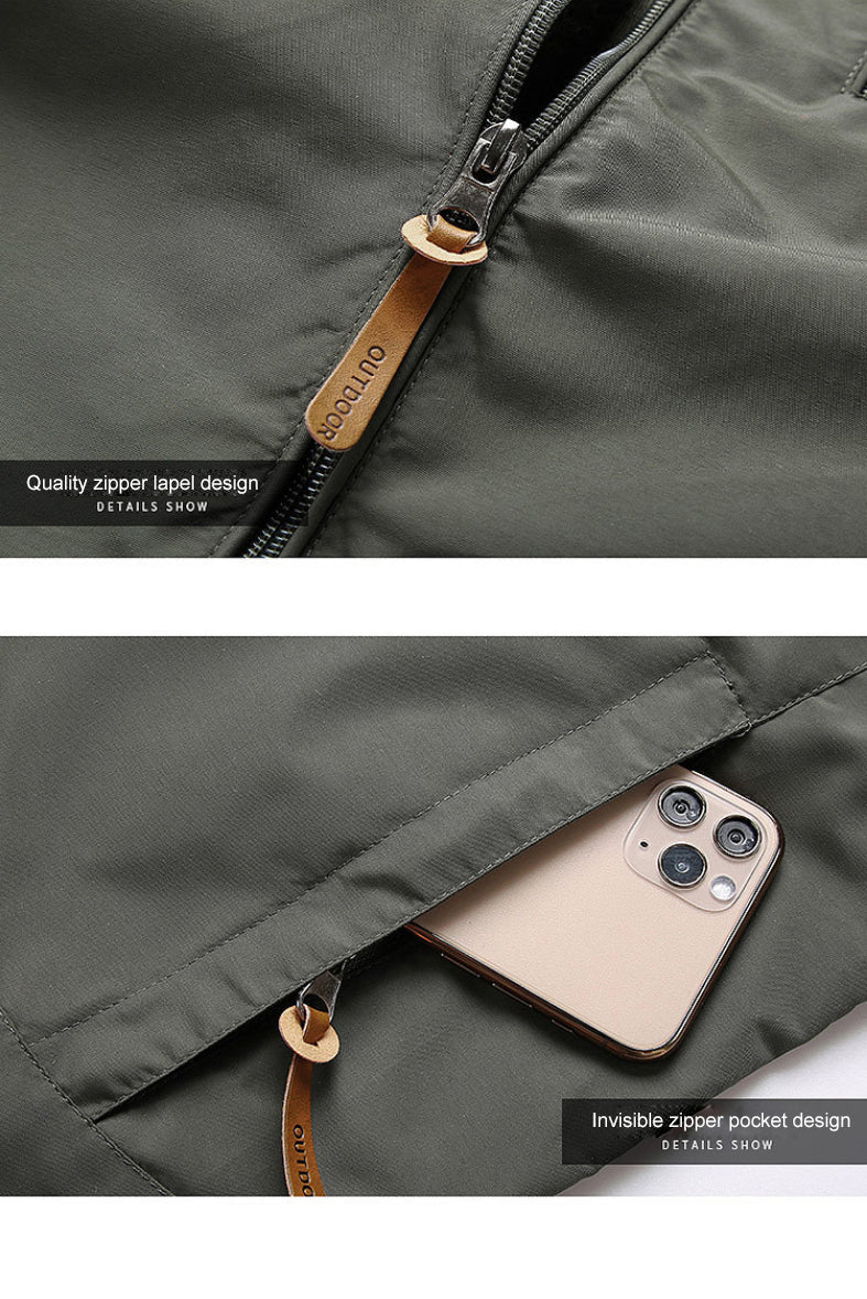 Seth | Men's Hooded Full Zip Jacket