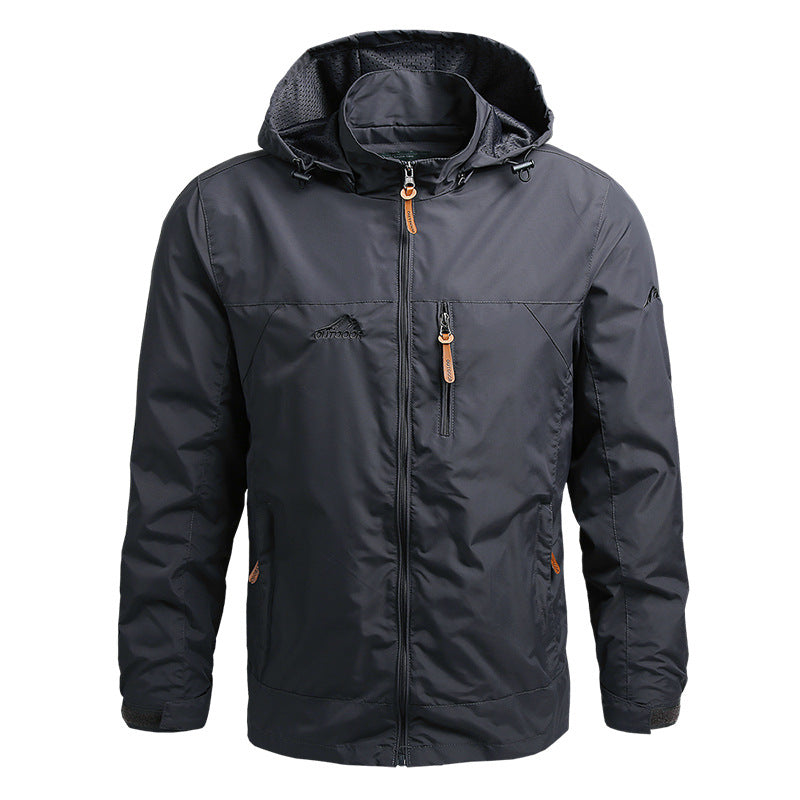 Seth | Men's Hooded Full Zip Jacket
