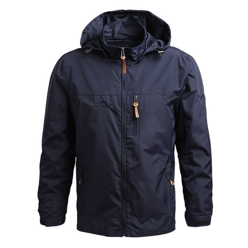 Seth | Men's Hooded Full Zip Jacket