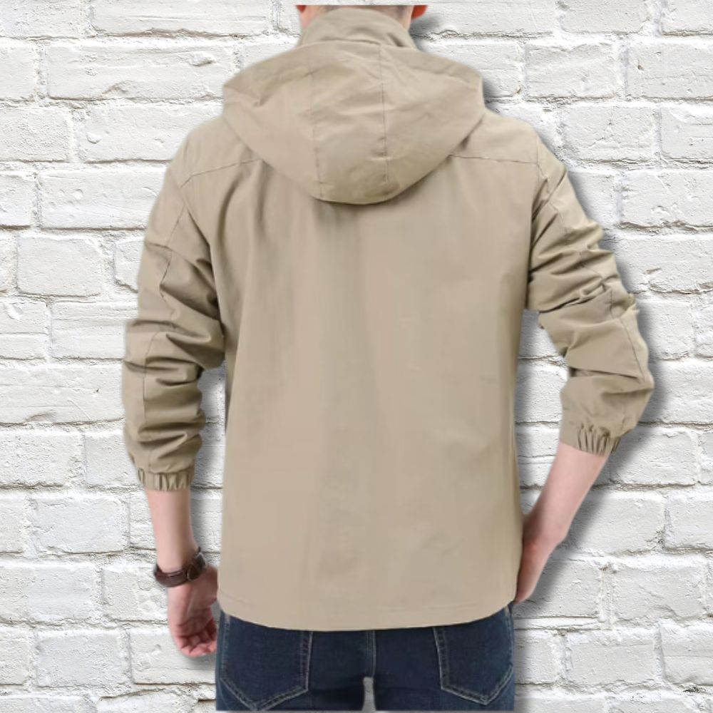 Seth | Men's Hooded Full Zip Jacket