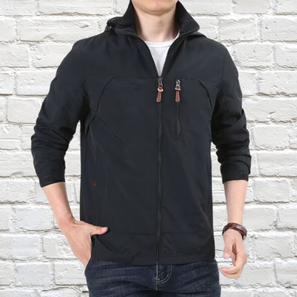 Seth | Men's Hooded Full Zip Jacket