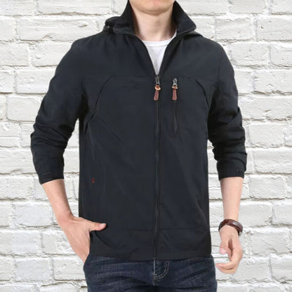 Seth | Men's Hooded Full Zip Jacket