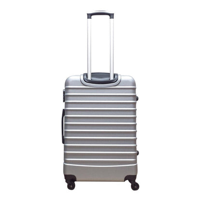 Silver Hard-Shell 2-Piece Travel Luggage Set
