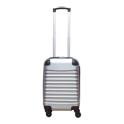 Silver Hard-Shell 2-Piece Travel Luggage Set