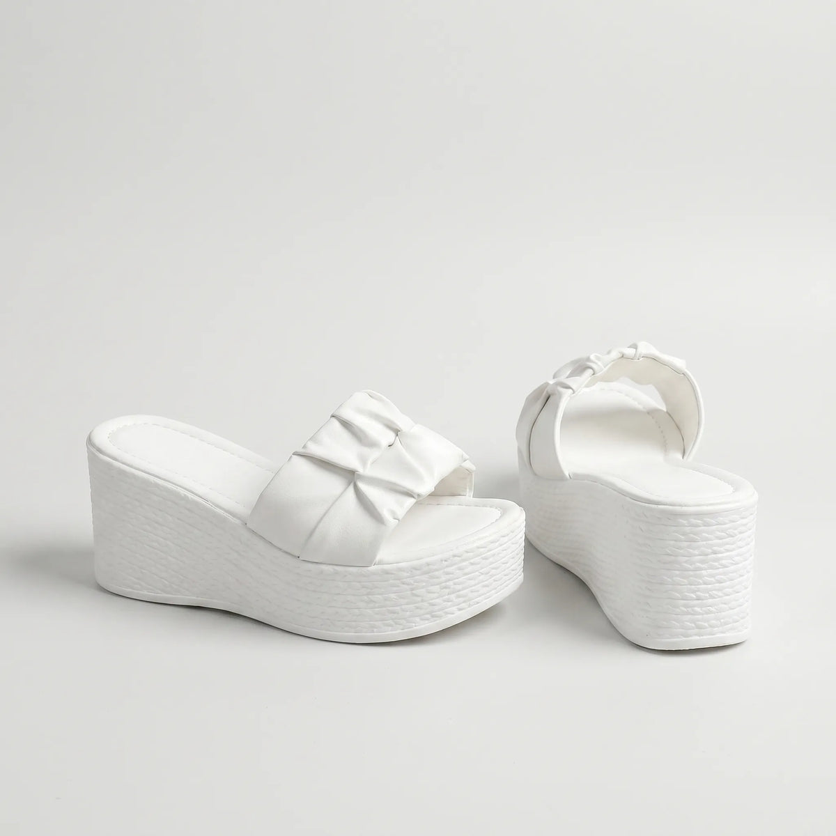 Slip-On Wedge Sandals - Lillian