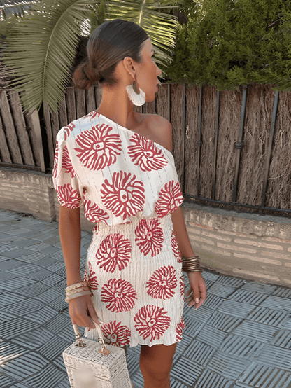Stacy | Women's One Shoulder Mini Dress