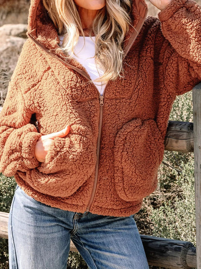 Stephanie | Women's Relaxed Fit Zip Up Jacket