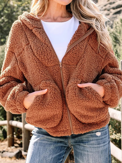 Stephanie | Women's Relaxed Fit Zip Up Jacket