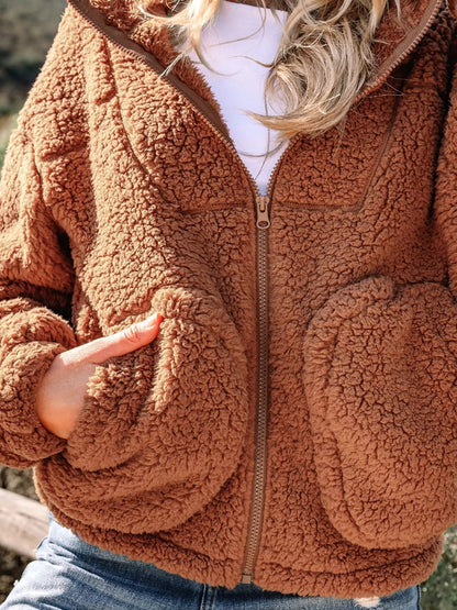Stephanie | Women's Relaxed Fit Zip Up Jacket