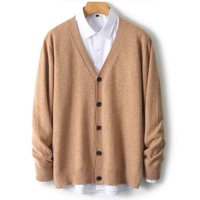 Steven | Men's V-Neck Button-Front Cardigan