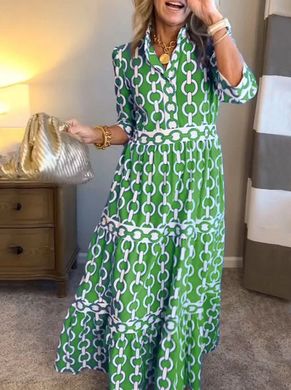 Sue | Women's Belted Maxi Shirt Dress