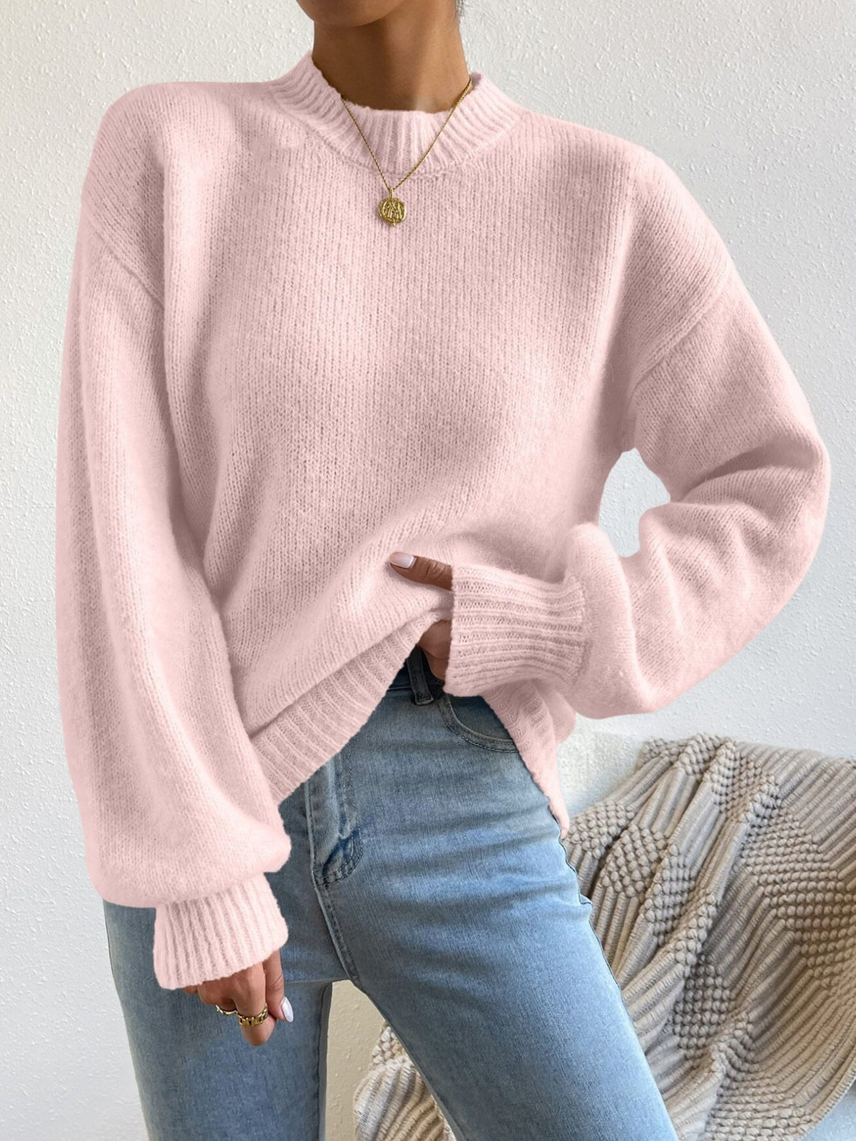 Sue | Women's Relaxed Fit Crew Neck Sweater