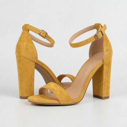 Summer Party Sandals with Block Heel