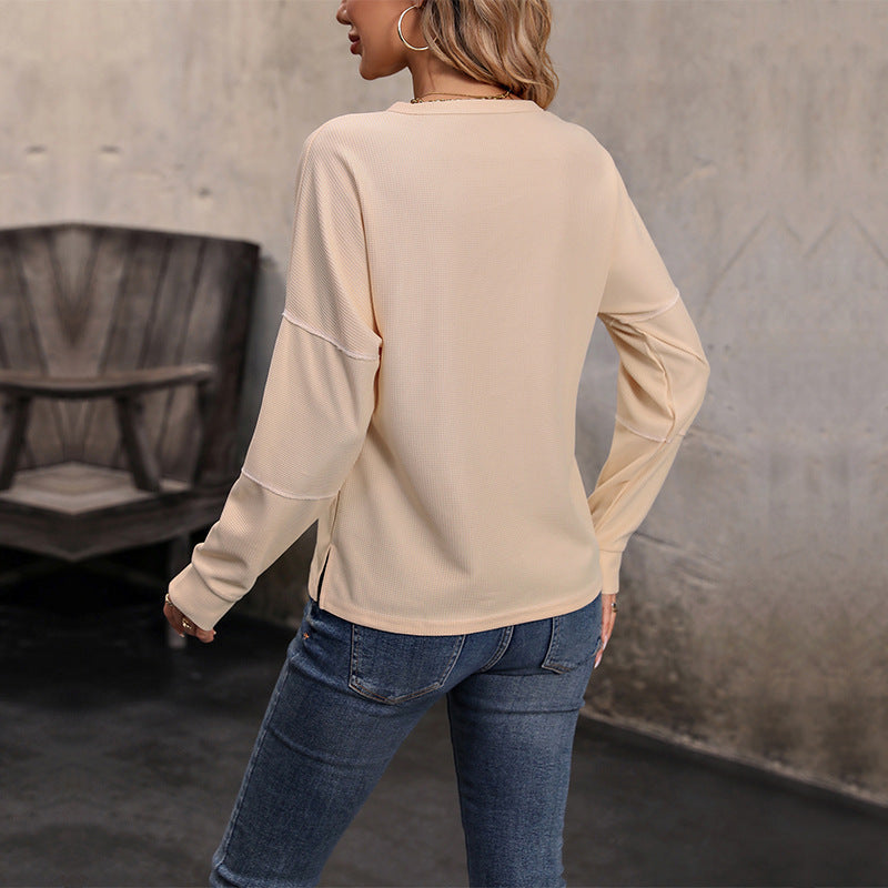 Teresa | Women's Button Front Long Sleeve Top