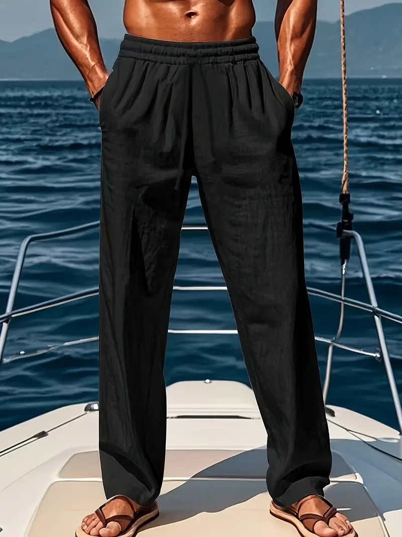 Theodore | Men's Drawstring Loose Fit Casual Pants